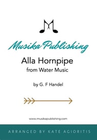 Alla Hornpipe, from 'Water Music' - SATB or AATB Saxophone Quartet P.O.D cover Thumbnail